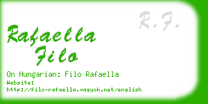 rafaella filo business card